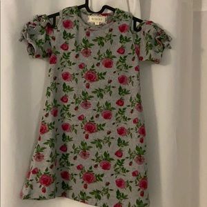 Little girls cold shoulder top size 6